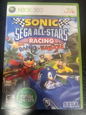 Sonic & Sega All-Stars Racing With Banjo-Kazooie (Microsoft Xbox 360, 2010)